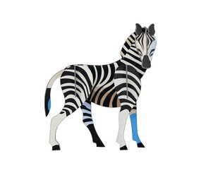 Studio Roof Studio Roof - muurdecoratie wilde dieren - zebra