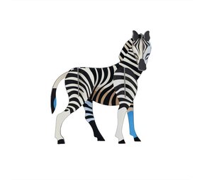 Studio Roof Studio Roof - muurdecoratie wilde dieren - zebra Studio Roof Studio Roof - muurdecoratie wilde dieren - zebra
