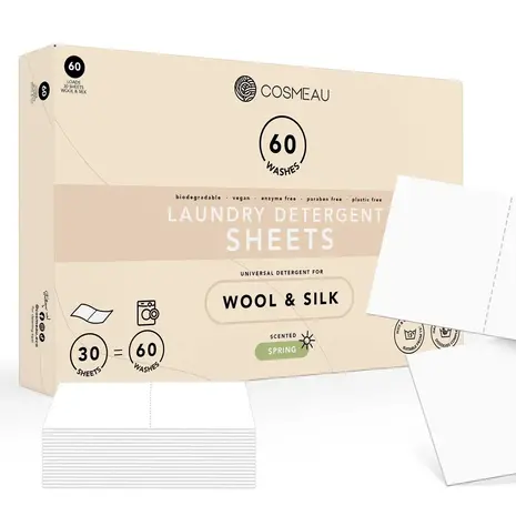 Cosmeau Cosmeau - wasstrips wool & silk - spring (60 wasbeurten) Cosmeau Cosmeau - wasstrips wool & silk - spring (60 wasbeurten)