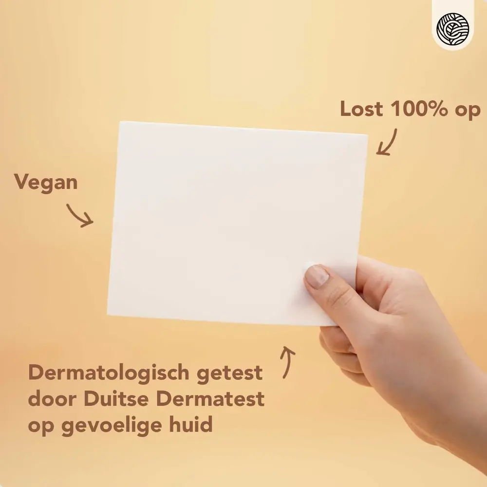 Cosmeau Cosmeau - wasstrips wool & silk - spring (20 wasbeurten)