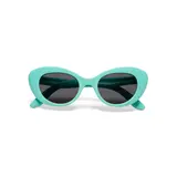 Okkia Okkia - kinderzonnebril cat eye - turquoise Okkia Okkia - kinderzonnebril cat eye - turquoise