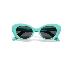 Okkia Okkia - kinderzonnebril cat eye - turquoise