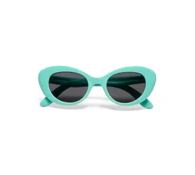 Okkia Okkia - kinderzonnebril cat eye - turquoise Okkia Okkia - kinderzonnebril cat eye - turquoise