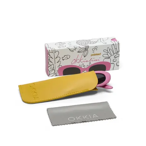 Okkia Okkia - kinderzonnebril cat eye - sweet pink Okkia Okkia - kinderzonnebril cat eye - sweet pink