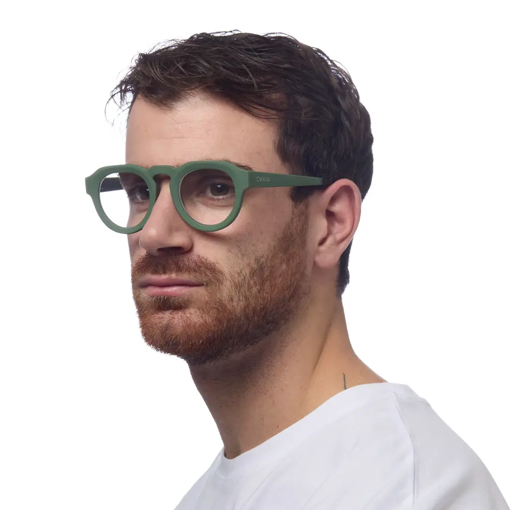 Okkia Okkia - leesbril zeno - rond - green Okkia Okkia - leesbril zeno - rond - green