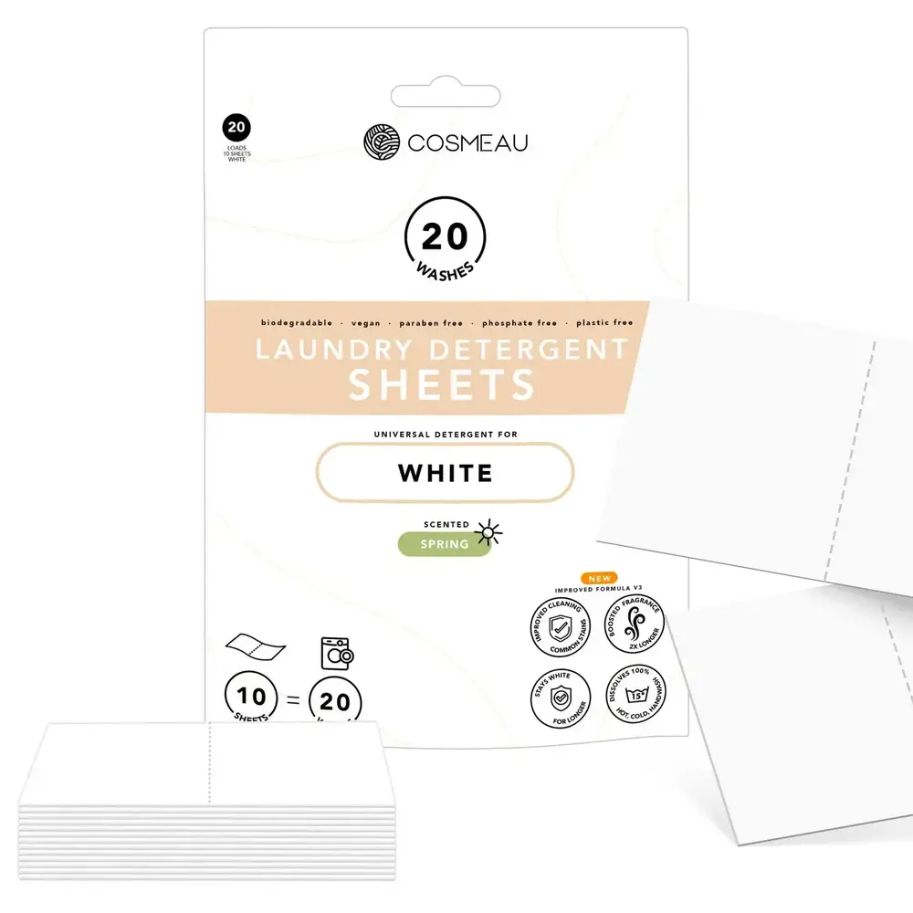 Cosmeau Cosmeau - wasstrips white - spring (20 wasbeurten) Cosmeau Cosmeau - wasstrips white - spring (20 wasbeurten)