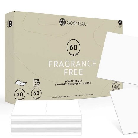Cosmeau Cosmeau - wasstrips - geurloos (60 wasbeurten) Cosmeau Cosmeau - wasstrips - geurloos (60 wasbeurten)