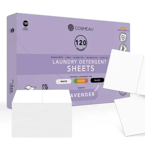 Cosmeau Cosmeau - wasstrips - lavender (120 wasbeurten) Cosmeau Cosmeau - wasstrips - lavender (120 wasbeurten)