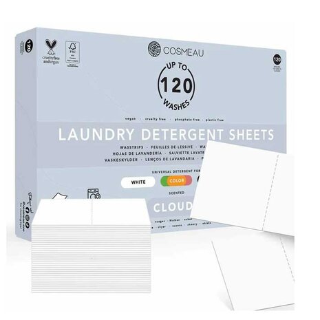 Cosmeau Cosmeau - wasstrips - clouds (120 wasbeurten) Cosmeau Cosmeau - wasstrips - clouds (120 wasbeurten)