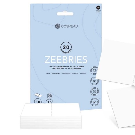 Cosmeau Cosmeau - wasstrips - sea breeze (20 wasbeurten)