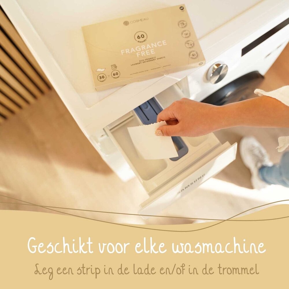 Cosmeau Cosmeau - wasstrips - lavender (20 wasbeurten) Cosmeau Cosmeau - wasstrips - lavender (20 wasbeurten)