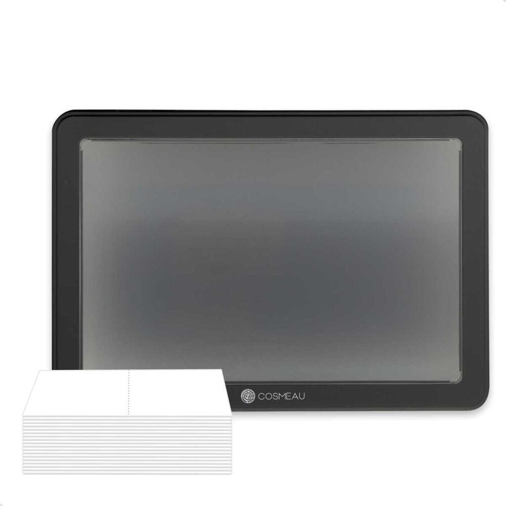 Cosmeau Cosmeau - opbergbox wasstrips - matte black Cosmeau Cosmeau - opbergbox wasstrips - matte black