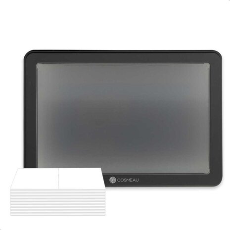 Cosmeau Cosmeau - opbergbox wasstrips - matte black Cosmeau Cosmeau - opbergbox wasstrips - matte black
