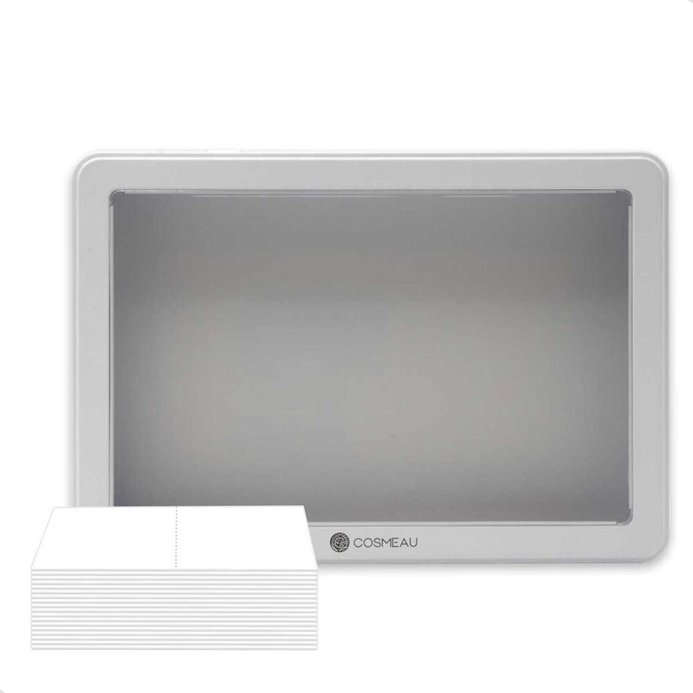Cosmeau Cosmeau - opbergbox wasstrips - matte white Cosmeau Cosmeau - opbergbox wasstrips - matte white