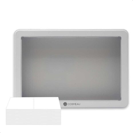 Cosmeau Cosmeau - opbergbox wasstrips - matte white Cosmeau Cosmeau - opbergbox wasstrips - matte white