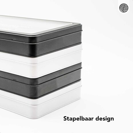 Cosmeau Cosmeau - opbergbox wasstrips - matte white Cosmeau Cosmeau - opbergbox wasstrips - matte white