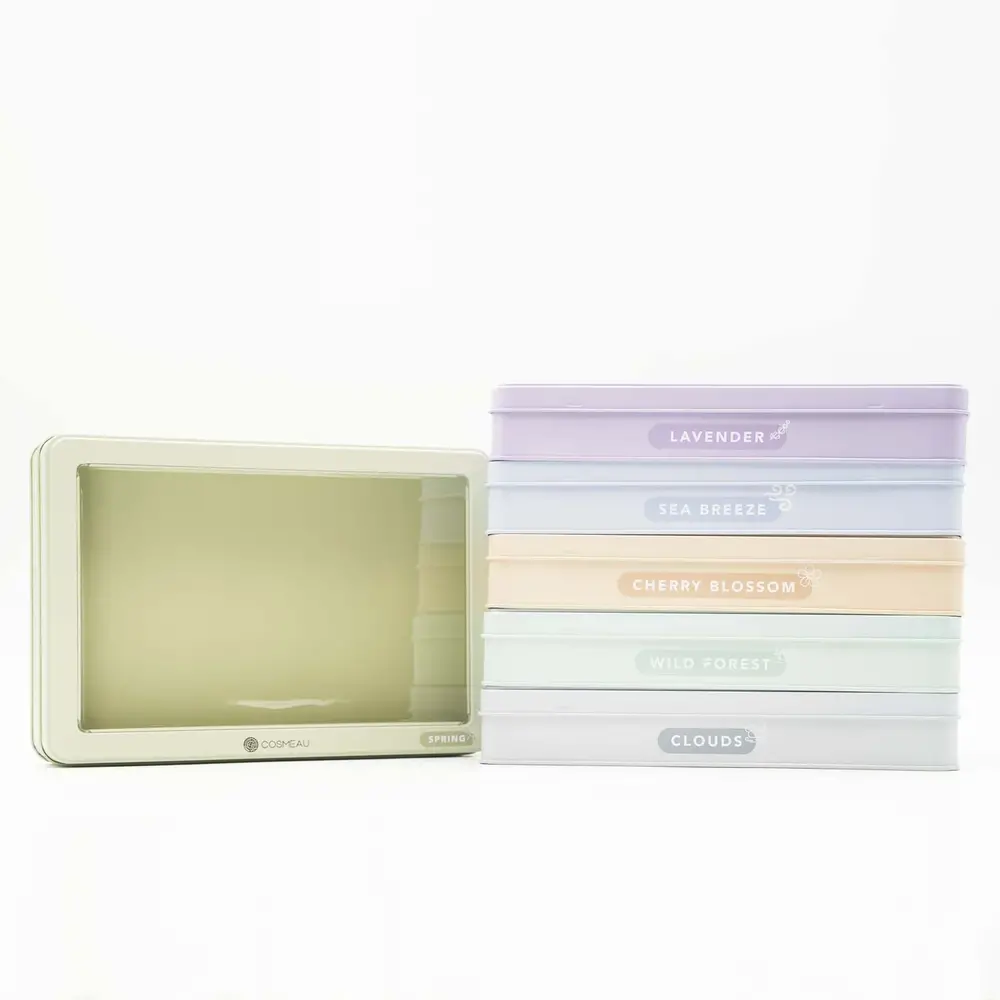 Cosmeau Cosmeau - opbergbox wasstrips - matte white Cosmeau Cosmeau - opbergbox wasstrips - matte white