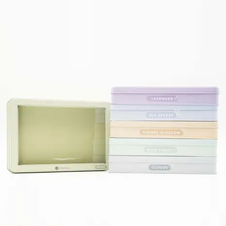 Cosmeau Cosmeau - opbergbox wasstrips - matte white Cosmeau Cosmeau - opbergbox wasstrips - matte white