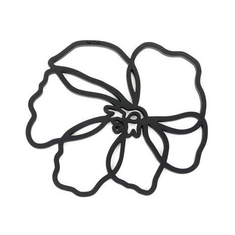 Tools2cook Tools2cook - siliconen panonderzetter poppy - black