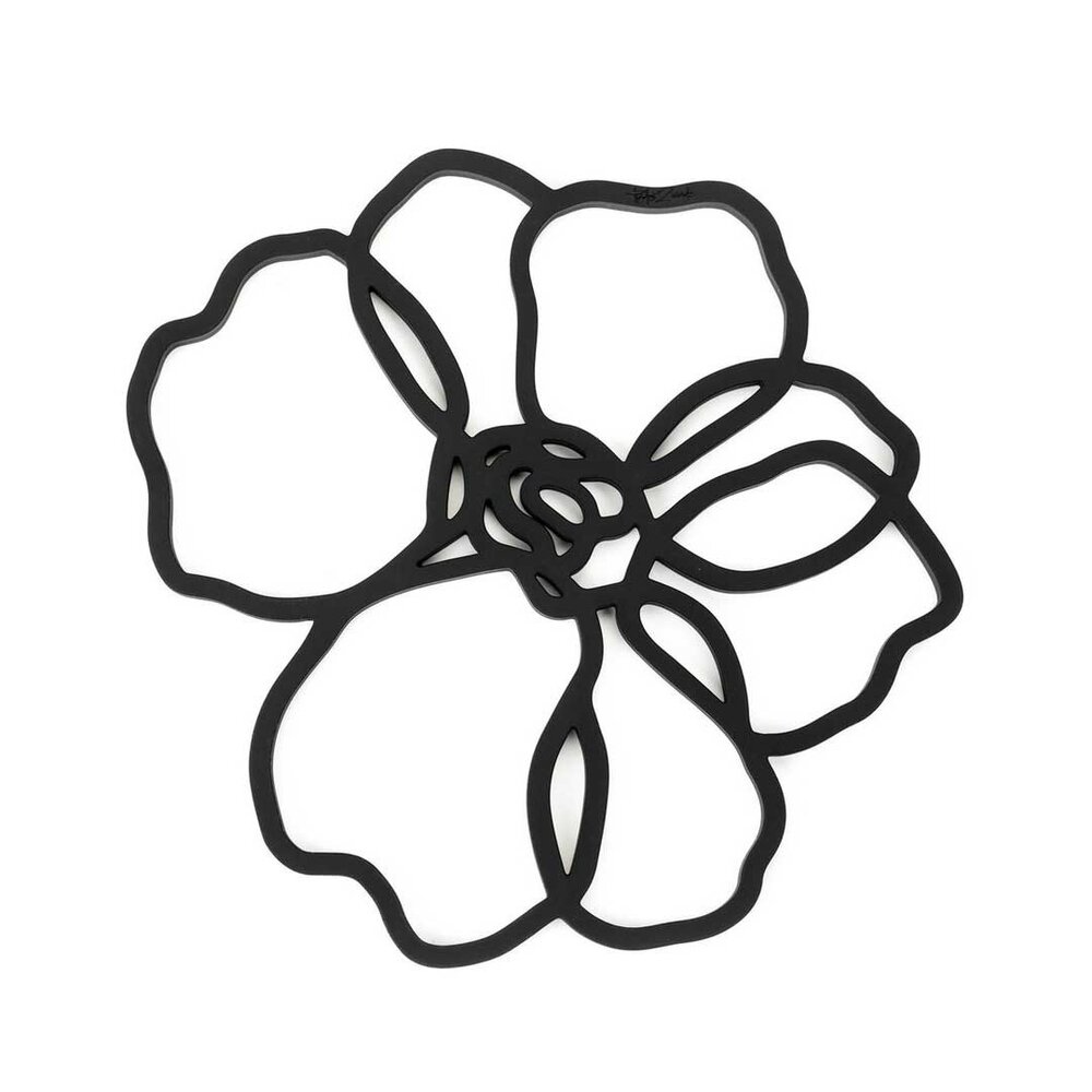 Tools2cook Tools2cook - siliconen panonderzetter anemone - black