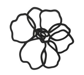 Tools2cook Tools2cook - siliconen panonderzetter anemone - black