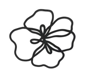 Tools2cook Tools2cook - siliconen panonderzetter violet - black