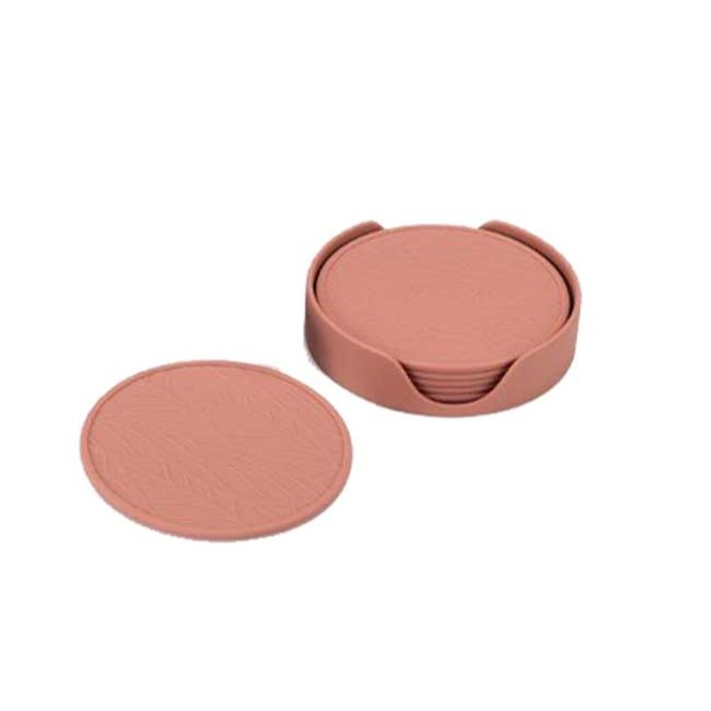 Tools2cook Tools2cook - siliconen onderzetters - raspberry pink (set van 6)