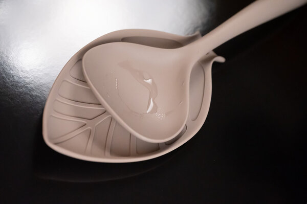 Tools2cook Tools2cook - siliconen lepelhouder - nutmeg grey