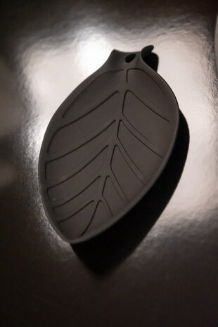 Tools2cook Tools2cook - siliconen lepelhouder - black pepper