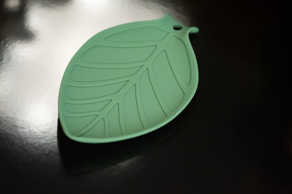 Tools2cook Tools2cook - siliconen lepelhouder - sage green