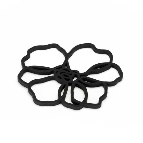 Tools2cook Tools2cook - siliconen panonderzetter anemone - black