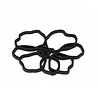 Tools2cook Tools2cook - siliconen panonderzetter anemone - black Tools2cook Tools2cook - siliconen panonderzetter anemone - black