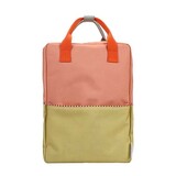 Sticky Lemon Sticky Lemon - backpack large - coral pink + reed green