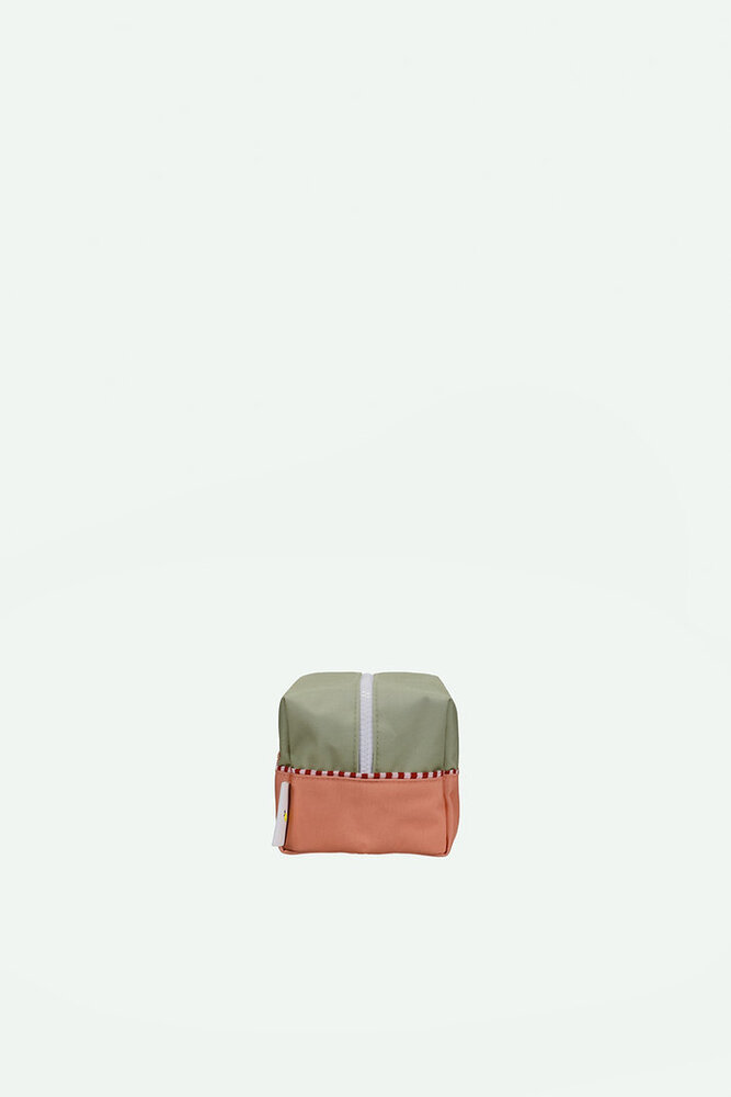 Sticky Lemon Sticky Lemon - toiletry bag - shark grey + coral pink