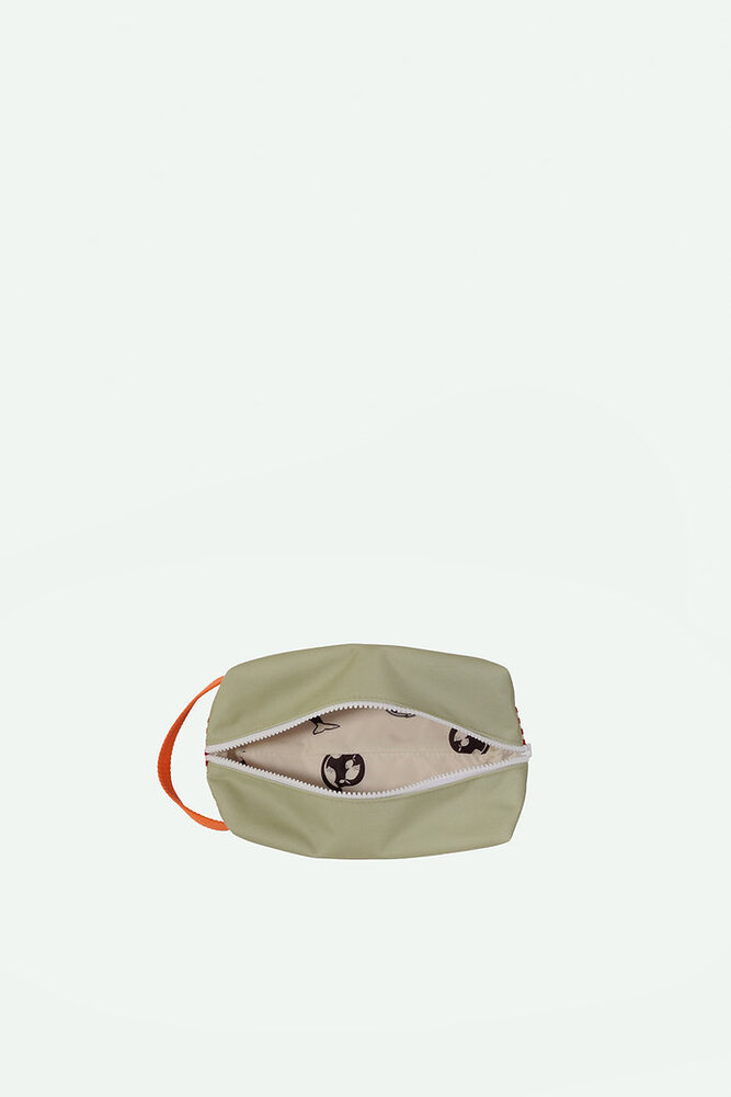 Sticky Lemon Sticky Lemon - toiletry bag - shark grey + coral pink