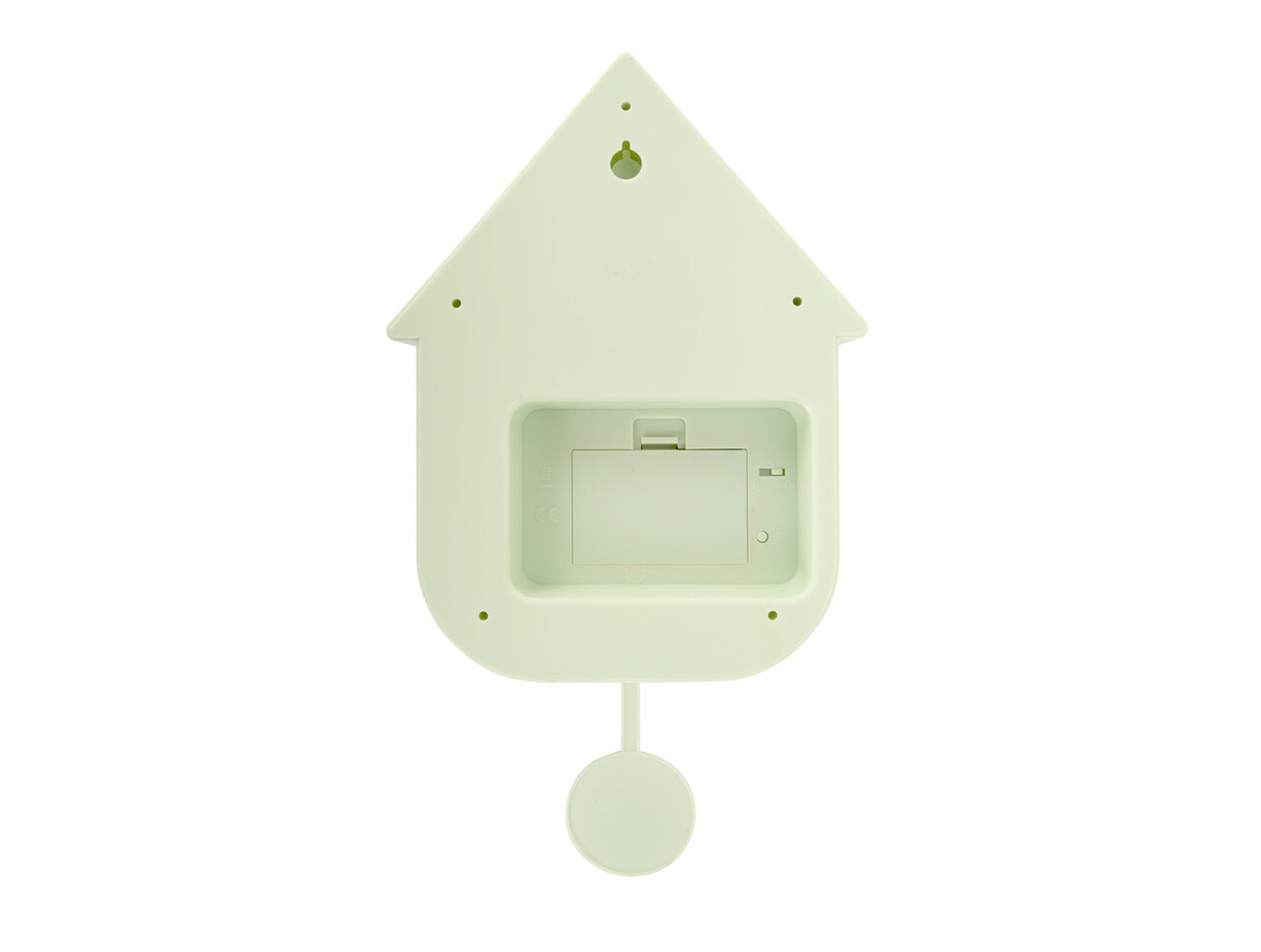 Karlsson Karlsson - wandklok - modern cuckoo - soft green Karlsson Karlsson - wandklok - modern cuckoo - soft green