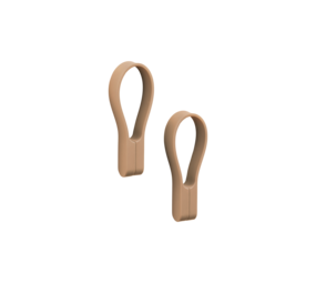 Zone Denmark Zone - magnetische handdoekhaak - mandarine (set van 2)