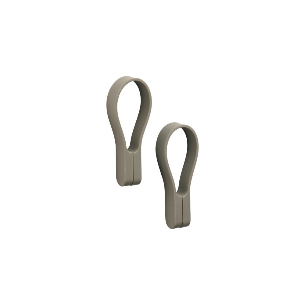 Zone Denmark Zone - magnetische handdoekhaak - taupe (set van 2) Zone Denmark Zone - magnetische handdoekhaak - taupe (set van 2)