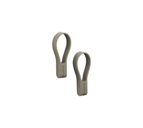 Zone Denmark Zone - magnetische handdoekhaak - taupe (set van 2) Zone Denmark Zone - magnetische handdoekhaak - taupe (set van 2)