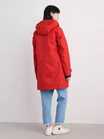 Seasalt Seasalt - cloudburst mac coat - tomato Seasalt Seasalt - cloudburst mac coat - tomato