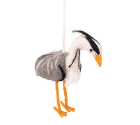 Sjaal met verhaal Sjaal met verhaal - hanger vogel - reiger