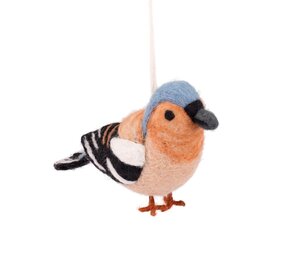 Sjaal met verhaal Sjaal met verhaal - hanger vogel - vink