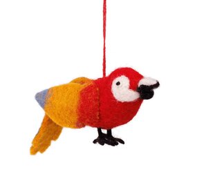 Sjaal met verhaal Sjaal met verhaal - hanger vogel - ara