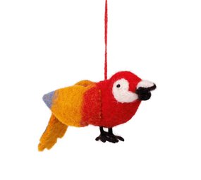 Sjaal met verhaal Sjaal met verhaal - hanger vogel - ara