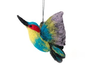 Sjaal met verhaal Sjaal met verhaal - hanger vogel - kolibrie