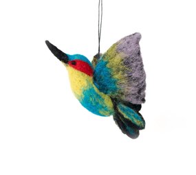 Sjaal met verhaal Sjaal met verhaal - hanger vogel - kolibrie