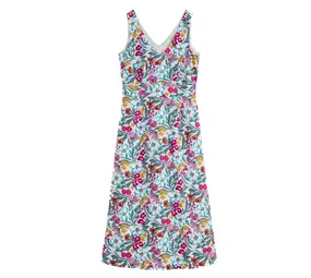 Seasalt Seasalt - sky beyond dress - garden flowers chalk Seasalt Seasalt - sky beyond dress - garden flowers chalk