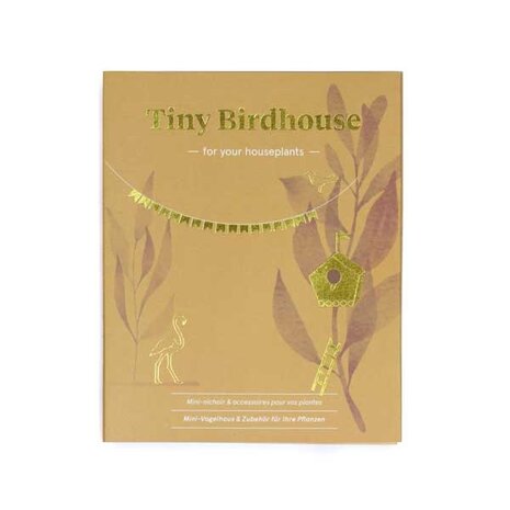 Botanopia / Sprout Botanopia - plant accessoire - tiny birdhouse Botanopia / Sprout Botanopia - plant accessoire - tiny birdhouse