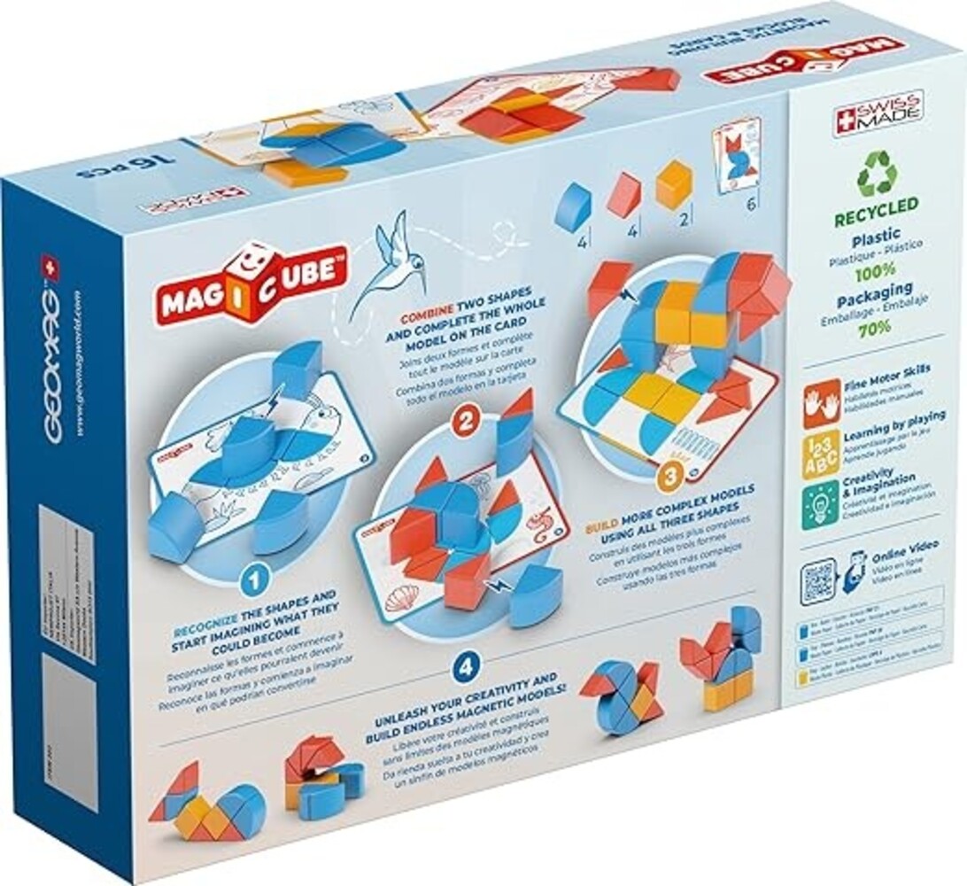 Geomag Geomag - magicube - blocks & cards (16 stuks) Geomag Geomag - magicube - blocks & cards (16 stuks)
