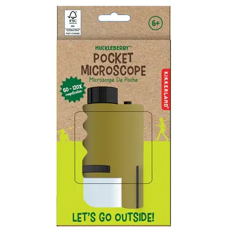 Kikkerland Kikkerland - buitenspeelgoed - huckleberry - pocket microscoop